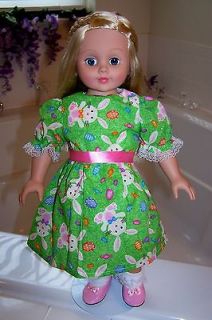 AMERICAN GIRL EASTER RABBIT DOLL DRESS ~ JUST TOO CUTE
