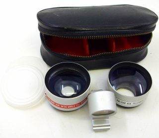 Vintage Kaligar Wide Angle & Telephoto Lens Kit for Instamatic VG Cond 