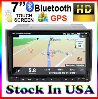   In Dash Car DVD Player Radio Ipod TV Stereo GPS Navigation+FRE​E MAP