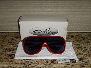 Oakley Immerse Sunglasses Red Carpet Frame Grey Lens Glasses NEW