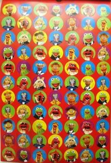 NEW* THE MUPPETS * Party 1 Sticker Booklet 226 stickers Kermit Frog 