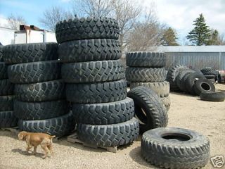 1600X20 GOODYEAR AT 2A UNISTEEL RADIAL MILITARY TIRE SCRAPERS TIRES