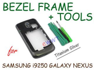 Black Back Housing Plate Frame Bezel+Tool for Samsung i9250 Galaxy 