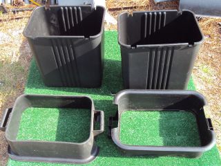 CRAFTSMAN GRASS CATCHER 2 BIN CONTAINERS 129584 129586 FITS POULAN 