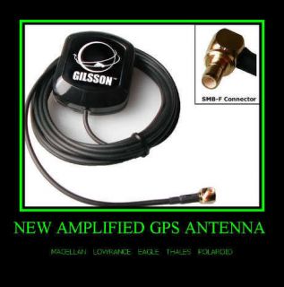 Active Low Profile GPS Antenna for Lowrance EANT 1. LANT 1, AirMap 