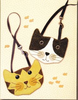 Cat Purrses   fun bag pattern for cat lovers   The City Stitcher
