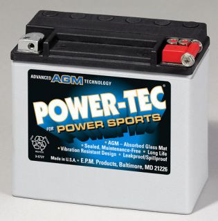 ETX16L POWER TEC Powersport Battery   NEW