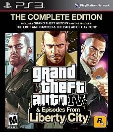 GRAND THEFT AUTO IV   COMPLETE EDITION (Sony Playstation 3, 2008) PS3 