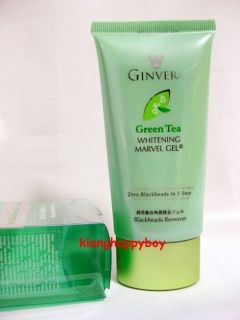 Ginvera Green Tea Whitening Marvel Gel Face Scrub Exfoliater 60ml 30ml