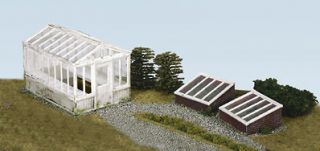 Wills SS20. Greenhouse and Cold Frames. NEW (00 Gauge)