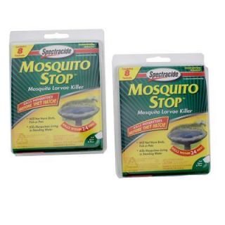 16 Packets Spectracide Mosquito Stop Larvae Killer Packets Wont Harm 