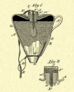 Glass Fire Extinguisher Grenade 1885 Patent Print_P218