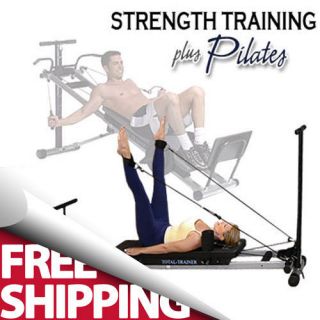 NEW TOTAL TRAINER PILATES Reformer Home Gym System