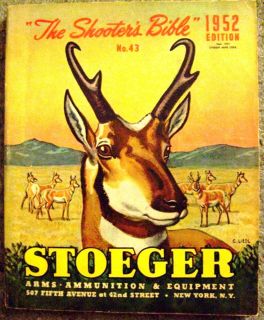 Stoeger Sales Catalog Guns Ammo Pistols Shotguns no 43 1953 Shooters 