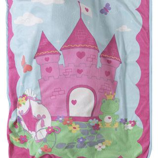 Pink PRINCESS CASTLE NAP MAT   Hearts Flowers Toddler Sleeping Bag 
