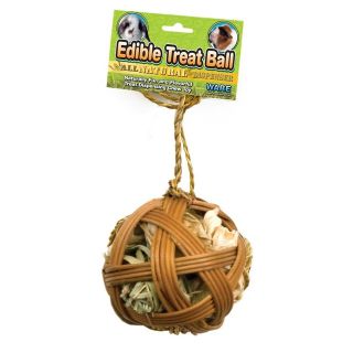   TREAT BALL CHEWABLE ALL NATURAL FEEDER FOR RABBIT GUINEA PIG FERRET