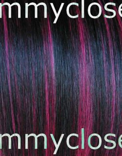   CHOOSE 2ND COLOR CLIP ON STREAKS HIGHLIGHTS HUMAN HAIR EXTENSIONS