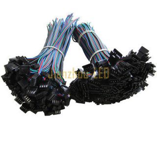 Set Connector 4 Pin with Wire for 3528/5050 RGB Led Strip Male and 