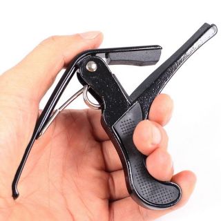  Change Tune Black Clamp Key Trigger Capo for Acoustic Electric Guitar