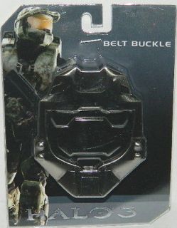 Halo 3 War Game Master Chief Helmet 3 D Metal Belt Buckle, NEW SEALED