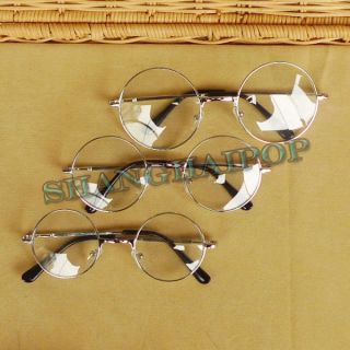 Clear Lens Glasses 60s Round Sunglasses Frame Vintage Retro Penny 