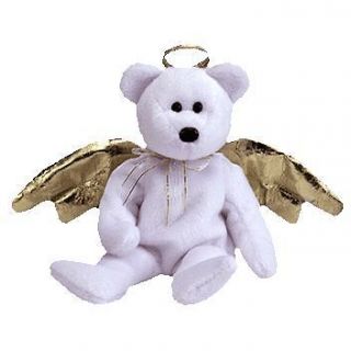 TY Beanie Baby   HALO 2 the Angel Bear (8.5 inch)   Stuffed Animal Toy