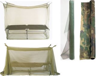Army Type Outdoor MOSQUITO NETS For Beds/Cots/Hammocks