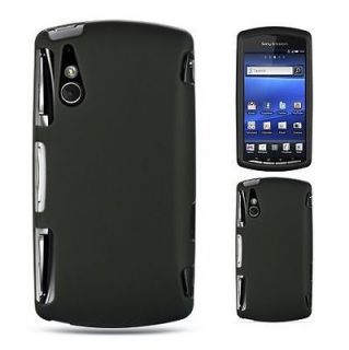   BLACK Hard Skin Cover for Sony Ericsson XPERIA PLAY 4G Protector Case
