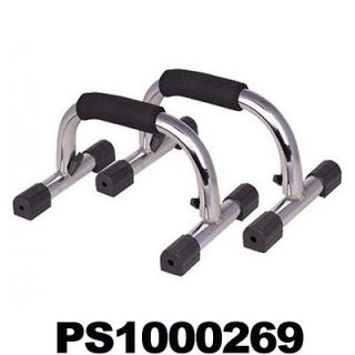   Pull Up Stands Press Bar Home Gym Exercise Workout Foam Handles PAIR