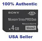 NEW SONY 4GB PRO DUO FOR HANDYCAM, CYBERSHOT, PSP GAME