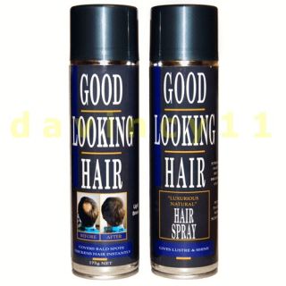 GLH Good Looking Hair Spray COLOR 175G. & Covering Hairspray 175G 