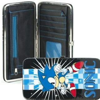   the Hedgehog Sega licensed Checkered Hinged Wallet ID Card Dollar Slot