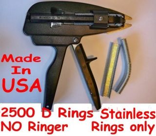 STANLEY SS HOG RINGS POULTRY SUPPLIES/HATCHING/EGGS/PEN  VIew our  