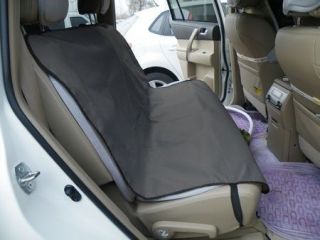 Waterproof Car Back Seat Cover for Pets Black