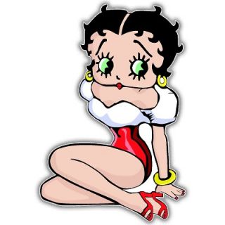 Betty Boop Cute Dress car bumper sticker decal 5 x 3