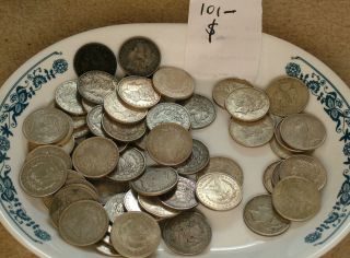 US 90% Silver DOLLARS before 35 $90.00 Face Value Estate Sale 