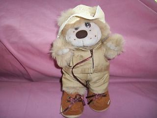   TRAPPERS TEDDY BEAR DRESSED IN SAFARI OUTFIT HAT BOOTS PANTS JACKET