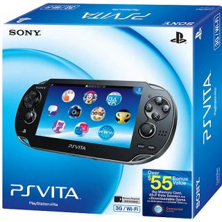   PlayStation Vita (Latest Model)Launch Bundle Black System 3G/WIFI