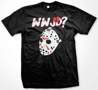 WWJD? Jason Vorhees Friday the 13th Funny Mens T Shirt