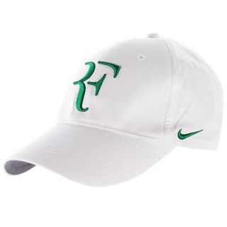 Nike RF Tennis Hybrid Cap/Hat Roger Federer White/Green Wimbledon 2012 