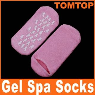   Soften Repair Cracked Skin Moisturizing Treatment Gel Spa Socks