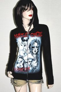 Motley Crue Heavy metal Rock DIY Slim Fit Hoodie Jacket Top Shirt