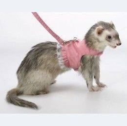 MARSHALL PET PINK FASHION LEAD & HARNESS FOR FERRETS & TOY BREED FREE 