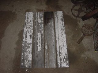 VINTAGE BARN BOARDS 70+ YEAR OLD SCHOOL 36 x 5 WOOD WHITE CHIPPY 