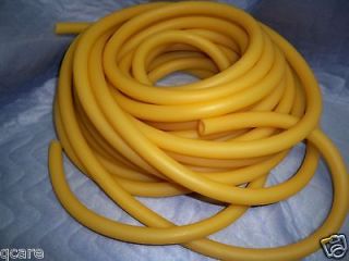   32 x 9/16 Natural Latex Rubber Tubing  ID w ID Heavy Duty Thick Wall