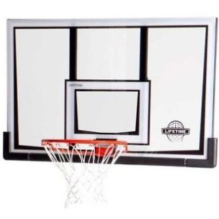 NEW* Lifetime 52 Basketball Backboard and Slam It Pro Rim Combo 