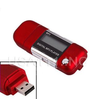 New 4GB Red  Media Player USB FLash Drive FM Radio Voice Recorder 