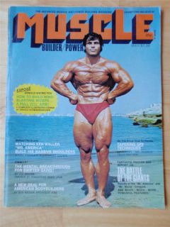 MUSCLE BUILDER bodybuilding magazine/FRANC​O COLUMBU/Arnold 