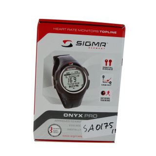Sigma Onyx Fit Heart Rate Monitor ECG Wrist Watch