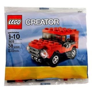 NEW Lego Creator Red 4x4 Truck Jeep 7803 Set Mini Bagged   Free Club 
